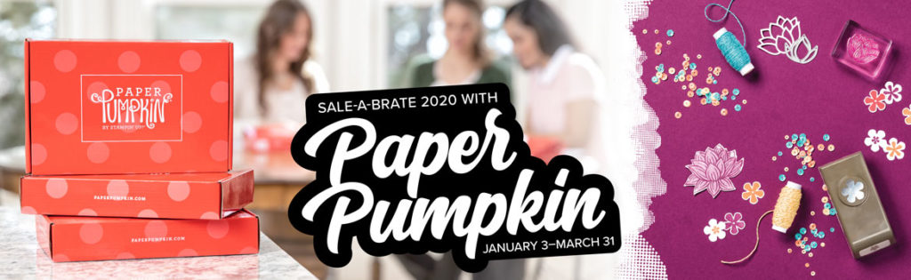 paper pumpkin and Sale-a-Bration